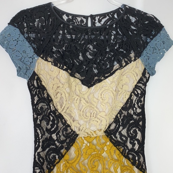 Hoss Intropia lace cocktail mini dress size 2 NWT - Picture 2 of 7